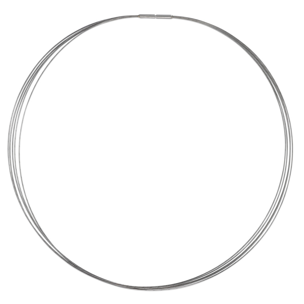 Collier Puristisch, modern und vielseitig - das Seilcollier DIARA von TeNo setzt auf klare Linien und zeitlose Eleganz. Die fünf feinen Edelstahlstränge umspielen den Hals mit sanfter Dynamik, während der raffinierte Bajonetteverschluss für sicheren Halt sorgt. Ob solo getragen oder mit einem stilvollen Anhänger kombiniert - dieses Collier passt sich jeder Gelegenheit an und verleiht Ihrem Look eine edle, urbane Note. SSE50/005-22-40