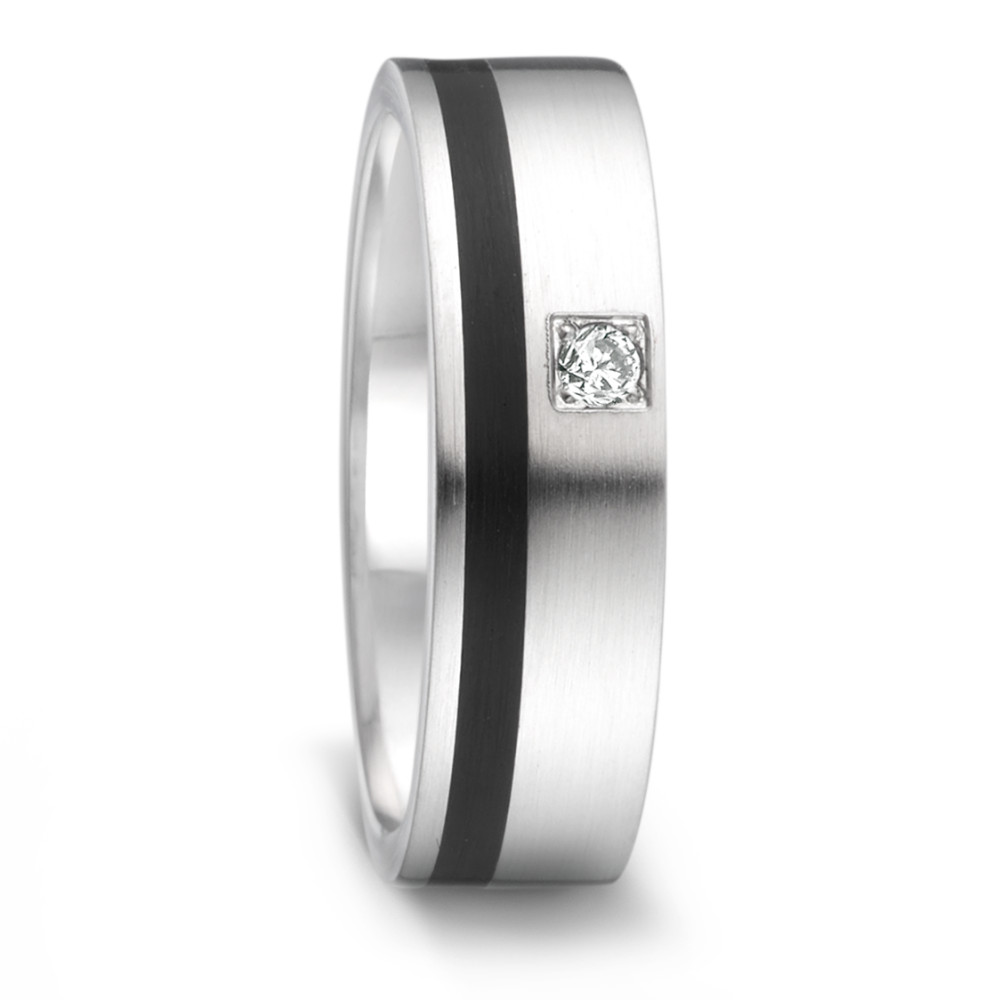 Partnerring TeNo Partner Ring TaMoR mit Brillant und Keramik 064.13P01.D30.XX