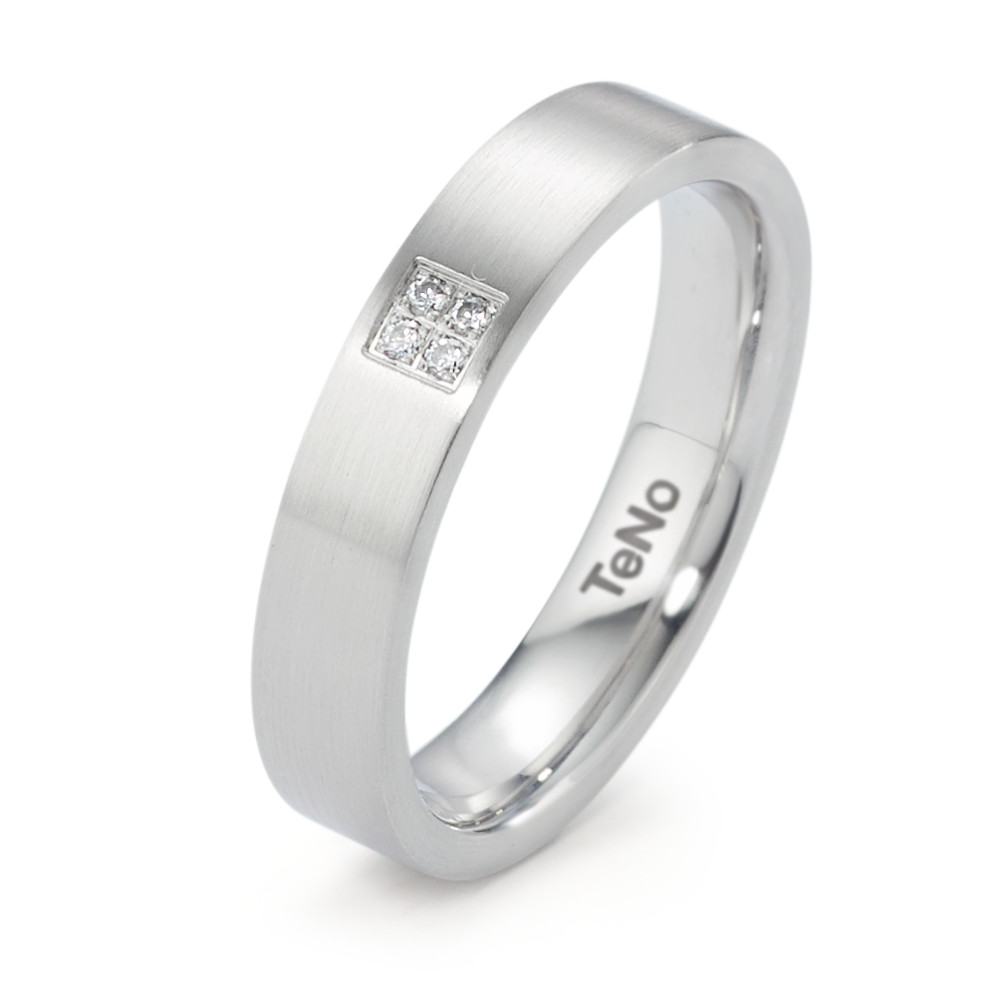 Fingerring Klar, modern und präzise: Dieser Ring von TeNo aus mattiertem Edelstahl vereint geradliniges Design mit einem quadratisch gefassten Ensemble aus strahlenden Diamanten. Die strenge Formensprache unterstreicht den architektonischen Charakter des Schmuckstücks und verleiht ihm eine zeitgemässe Eleganz. Ideal für alle, die auf reduziertes Design mit funkelndem Akzent setzen - stark im Ausdruck, dezent im Detail.








 069.18P01.XX
