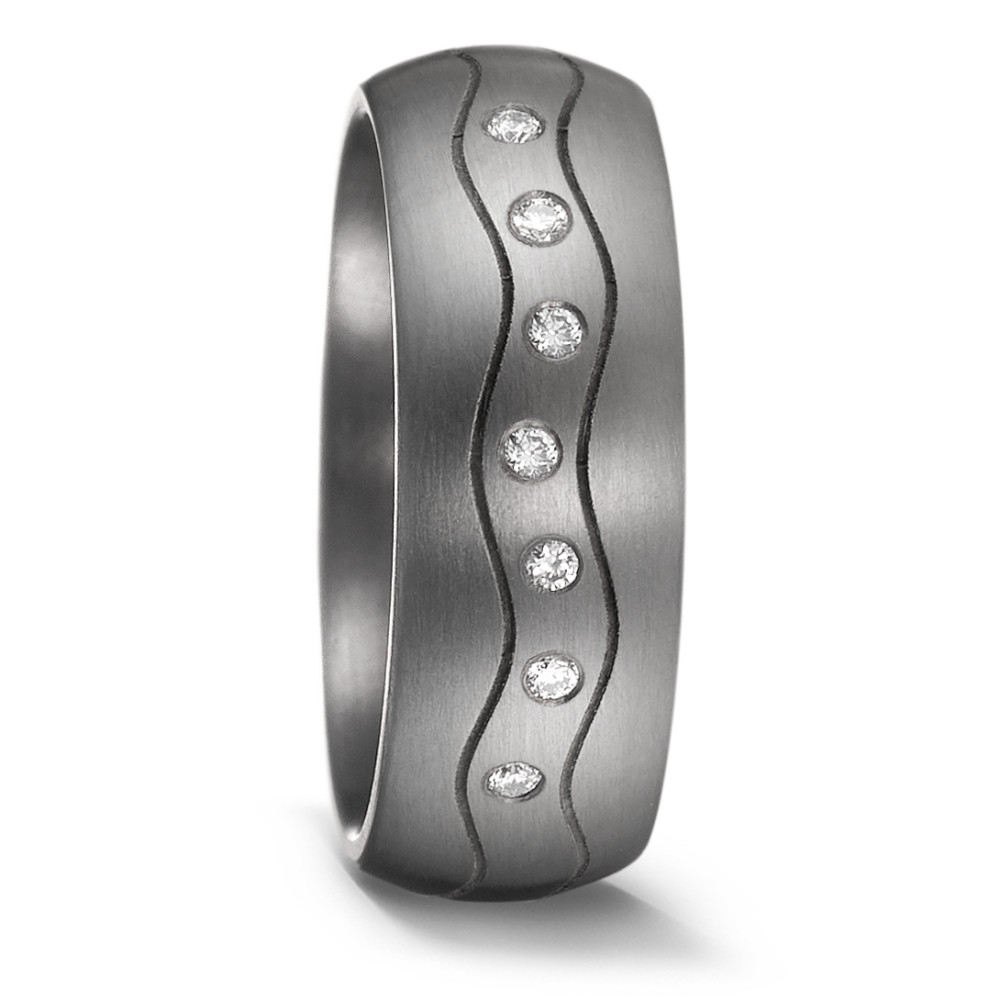 Partnerring Geschaffen für die Ewigkeit – stark, beständig und kostbar! Tantal ist ein äusserst selten vorkommendes, grafitgraues und extrem hartes Metall. Partner- und Trauringe aus Tantal sind ideal für alle Individualisten und kreative Paare, für die Platin und Gold einfach zu gewöhnlich sind. Die dunkleren Tantalringe lassen Diamanten und alle Goldtöne besonders schön strahlen. 59647/003/007/X000