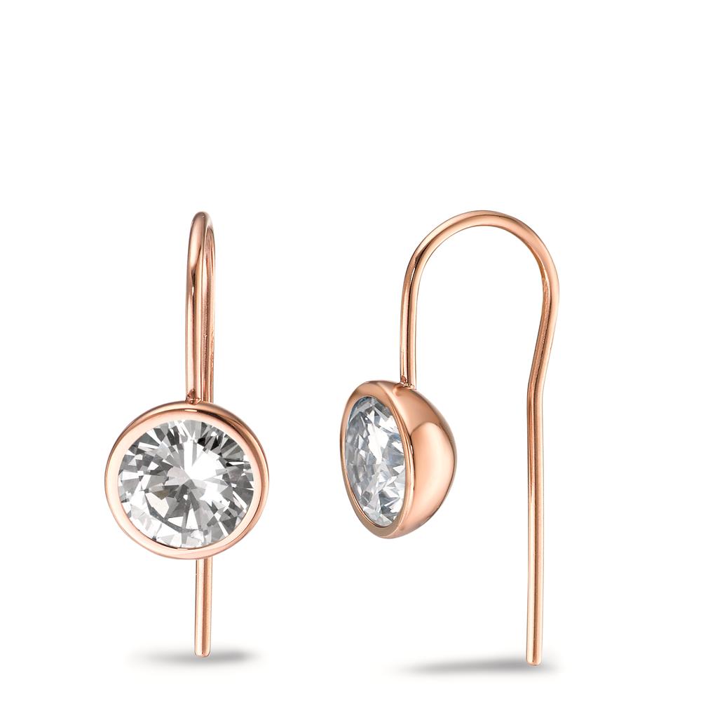 Ohrhänger Zart, zeitlos und glamourös: Diese zeitlosen Ohrhänger in Roségold aus Edelstahl sind das glanzvolle Finish für jeden femininen Look %u2013 ein glamouröser Auftritt ist damit garantiert! Mit ihren funkelnden Zirkonia sind diese Ohrhänger ideal kombinierbar mit allen Armbändern, Halsketten und Charm-Anhängern aus der JOY Linie von TeNo. 
