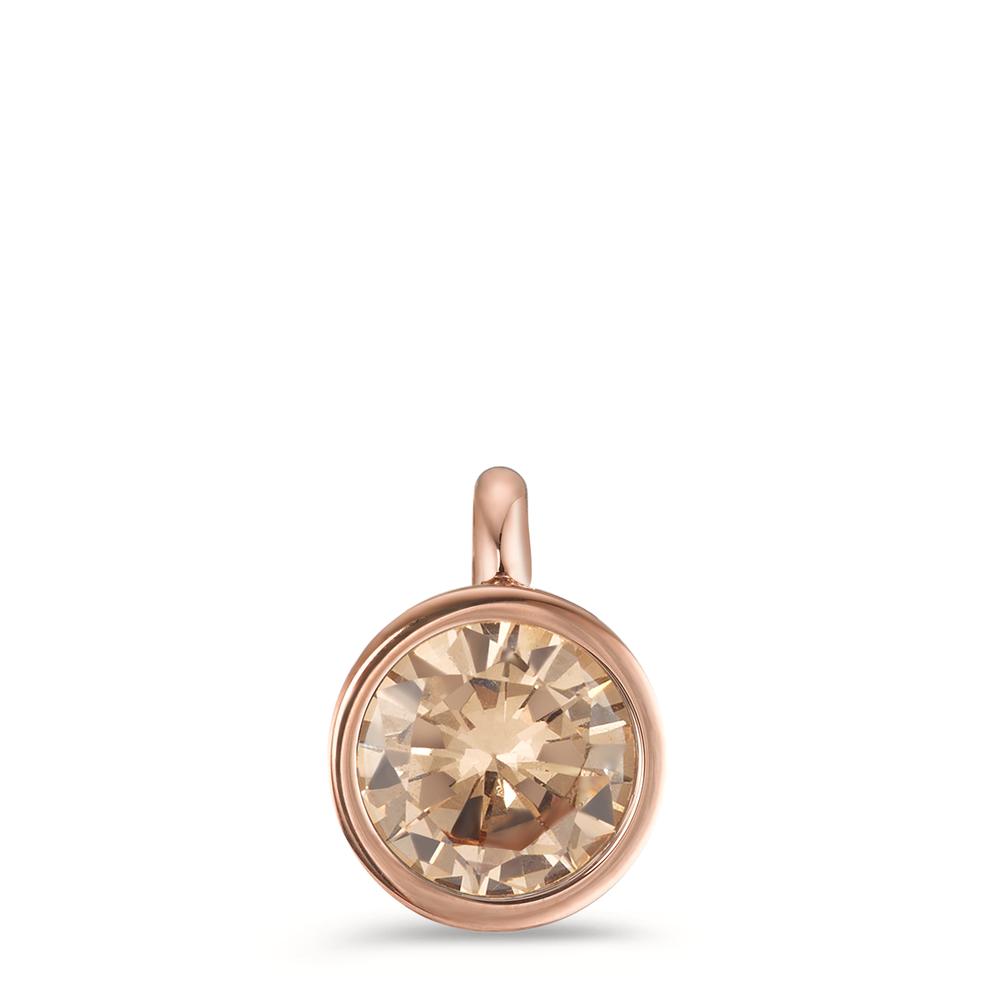 Anhänger Dieser elegante Damen-Anhänger aus hochwertigem Edelstahl besticht durch seinen funkelnden Zirkonia-Stein. Das zeitlose Design in zartem Roségold sorgt für einen stilvollen Akzent zu jedem Anlass. Perfekt für Damen, die dezenten, aber strahlenden Schmuck lieben.