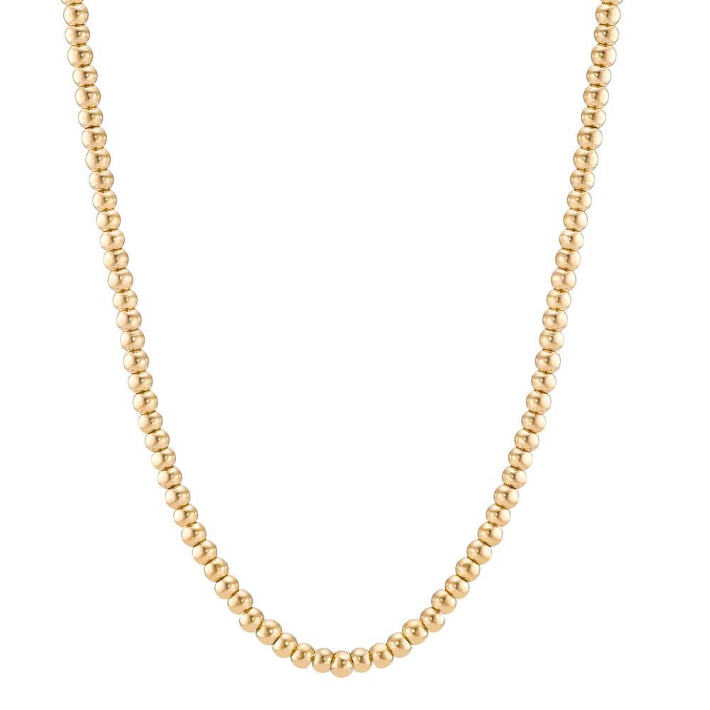 Collier Elegantes Damen-Collier aus hochwertigem Edelstahl in edler Goldoptik. Die fein gearbeiteten, runden Glieder verleihen dem Schmuckstück zeitlosen Charme und machen es zum perfekten Accessoire für jeden Anlass. Hautfreundlich, langlebig und stilvoll – ein Klassiker für Ihre Schmucksammlung.