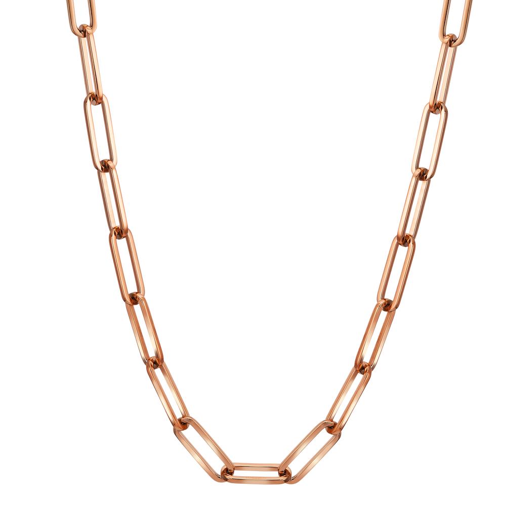 Collier Die TeNo Soho Rosé Kette aus Edelstahl überzeugt als stilsicherer Eyecatcher und besticht mit ihren aufwendig handpolierten Kettengliedern die sich zu einem minimalistischen und dennoch auffälligen Stil zusammenfügen. Die markante Kette ist weder zu klein um sie alleine zu tragen noch zu klobig um sie auch zusammen mit anderen Halsketten zu kombinieren. 