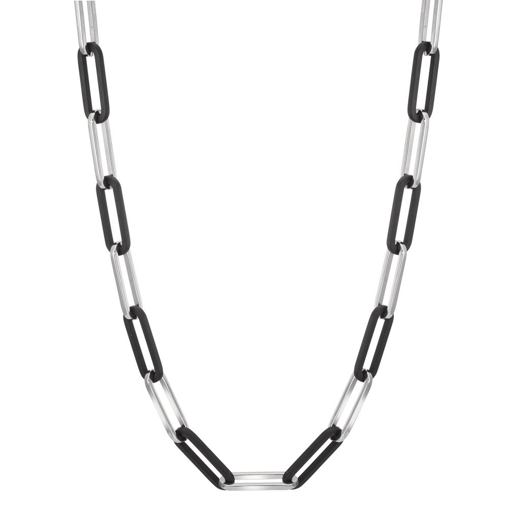 Collier Zeitloser Mix aus Klassik und cooler Lässigkeit: Mit ihrem minimalistischen Stil und ihrer raffinierten Schlichtheit beeindruckt die TeNo Soho Chain aus glänzendem Edelstahl mit ultraleichtem matten Carbon durch starke Identität. Inspiriert vom gleichnamigen New Yorker Szene- und Künstlerviertel der 1960 er Jahre steht die für Soho so typische Architektur aus arkadenförmig gestalteten Fensterrahmen für einen charaktervollen und zeitlosen Stil.  