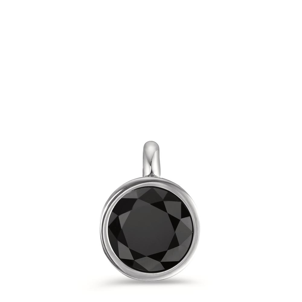 Anhänger Beautiful Black: Dekorativer Eyecatcher dieses TeNo-Charm-Anhängers aus glänzendem Edelstahl ist ein grosser schwarzer Zirkonia. Mit weiteren Anhängern stehen zahlreiche Möglichkeiten für elegante Kombinationen an Ketten und Armbändern zur Verfügung und demonstrieren anschaulich, wie kleine Veränderungen unterschiedliche Wirkungen hervorrufen können. 