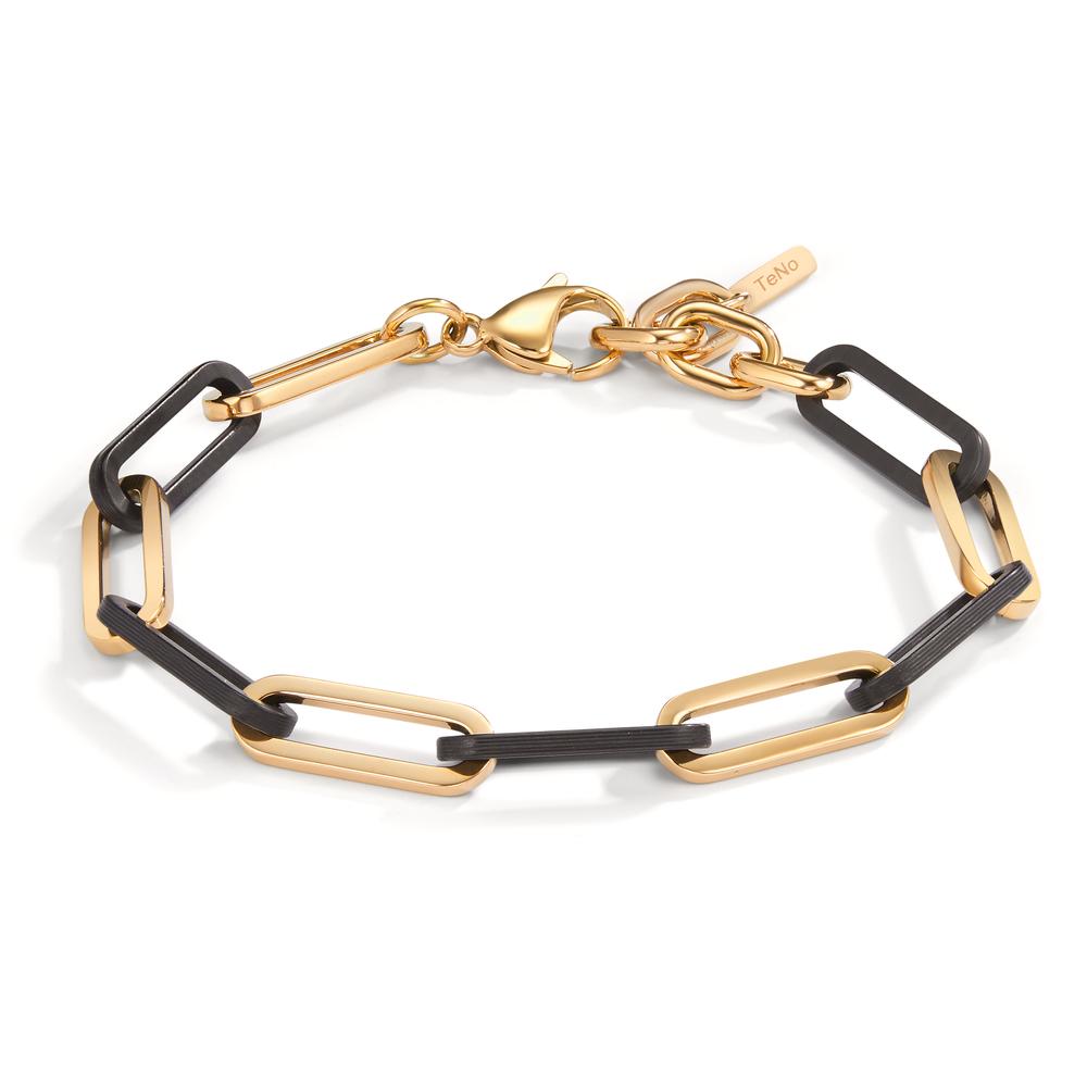 Armband Unkonventionell, zeitlos und langlebig: Mit dem Soho Armband "Gold" aus Edelstahl und Carbon sind Liebhaberinnen des klassischen Minimal Chics mit wenig Aufwand schnell gestylt. Das klare, unaufgeregte Design und die hochwertige Verarbeitung dieses Armbands lässt flüchtige Trends unserer Zeit überdauern. Erhältlich in den Farben Silber, Roségold sowie Gold. 