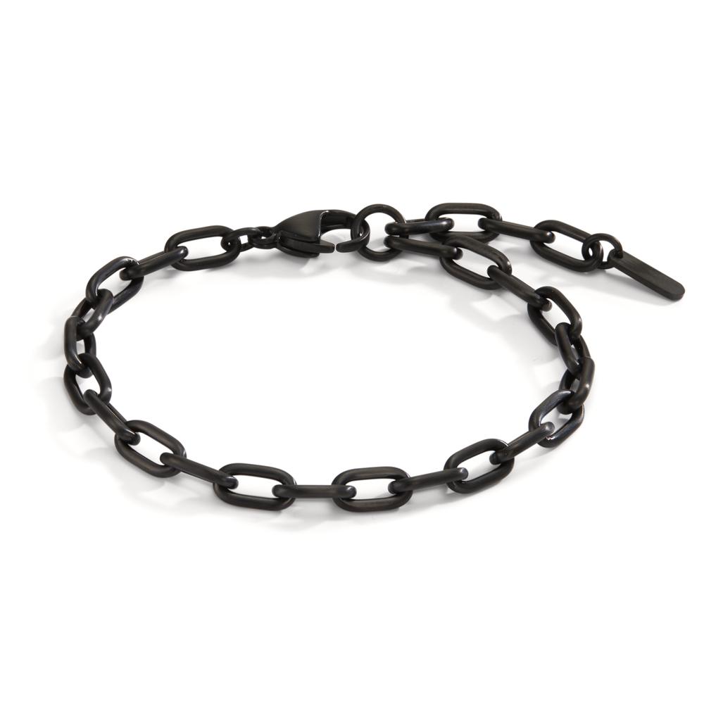 Armband Geradlinig, aber keinesfalls langweilig! Ob als tolles Geschenk oder für ein neues Style-Upgrade ist das TeNo Expose Link Bracelet Black immer perfekt. Unisex und aus recyceltem Edelstahl vereint der zeitlose Stil dieses völlig schwarzen Gliederarmbandes cleanes Design mit urbanem Spirit. Im gleichen mattierten Finish gibt es noch die dazu passende Halskette, die wie das Armband in kompromissloser Qualität und hochwertiger IP-Veredelung punktet. 