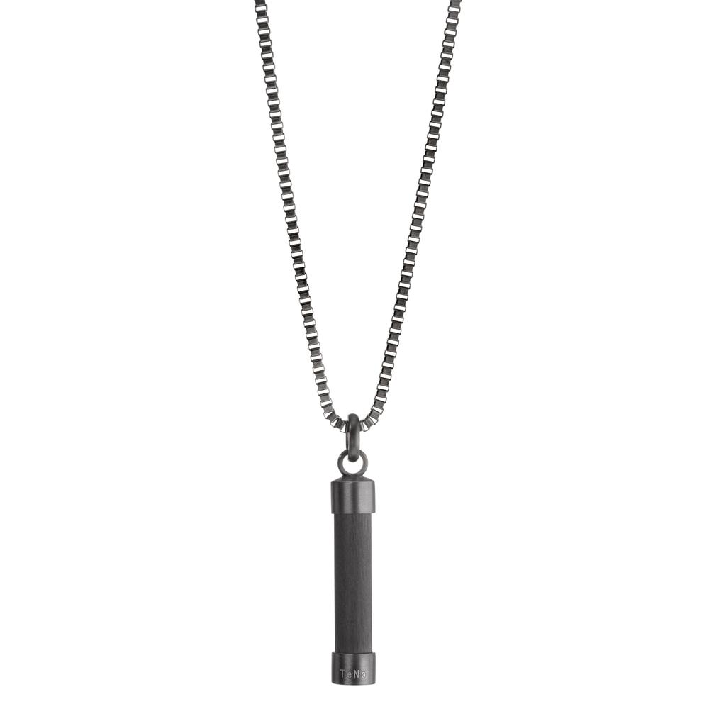 Halskette mit Anhänger Diese TeNo-Pendulum-Kette besticht durch ihr zeitlos schlichtes Design. Die subtile Kombination aus anthrazitfarbenem Edelstahl mit schwarzem Carbon macht diese Kette zu einem echten Hingucker. Die maskuline TeNo-Signature-Kollektion verkörpert den Anspruch an Funktionalität, Qualität und Design
und schafft durch zeitlos schöne Formensprache ganz individuelle Looks mit Persönlichkeit. 596885,596555